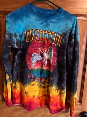 Led Zeppelin Tie-Dye Long Sleeve Tee - Multicolor